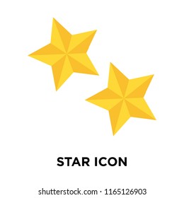 Star icon vector isolated on white background, Star transparent sign , nature symbols