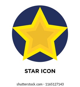 Star icon vector isolated on white background, Star transparent sign , nature symbols