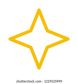 Star Icon. Vector Line.