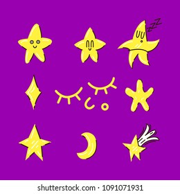 Star icon vector. Line clasic rank symbol isolated. Trendy flat outline favorite ui sign design. Thin linear sparkle graphic pictogram for web site, mobile app. Logo star illustration. Eps10.