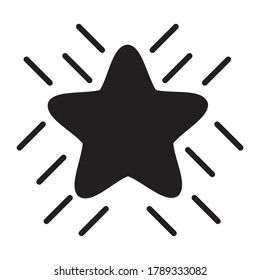 star icon vector logo design