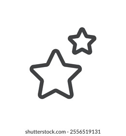 Star icon Vector logo outline