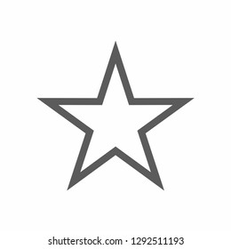 Star icon vector logo simple design