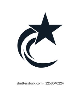 Star icon vector logo template