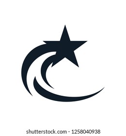 Star icon vector logo template