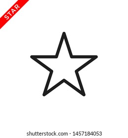 star icon vector logo template
