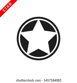star icon vector logo template