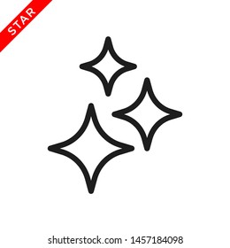 star icon vector logo template