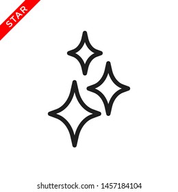 star icon vector logo template