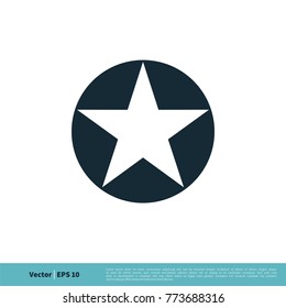 Star Icon Vector Logo Template Illustration Design. Vector EPS 10.