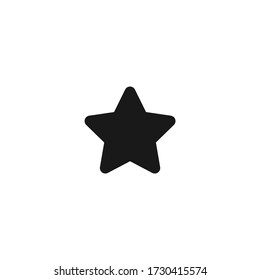 вектор значок звезды на белом фоне