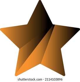 Star  icon vector on white background