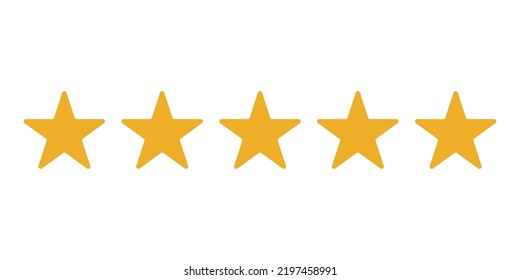 star icon vector on white background. Simple flat symbol