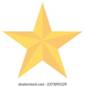 Star icon vector on a white background