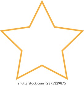 star icon vector on a white background