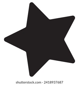 star icon vector on a white background