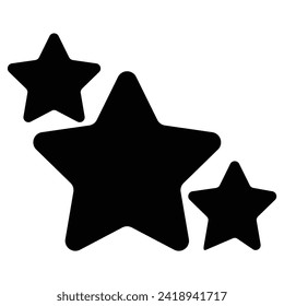 star icon vector on a white background