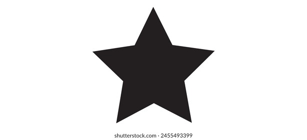 star icon vector on a white background