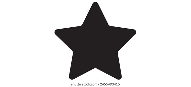 star icon vector on a white background