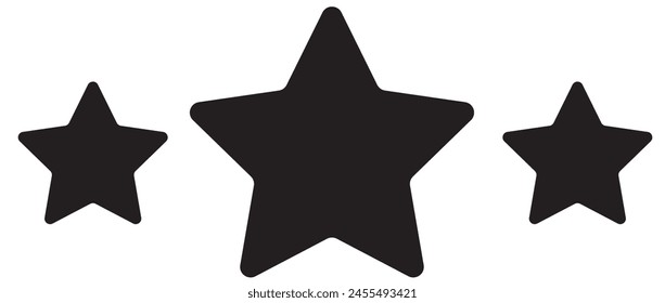 star icon vector on a white background