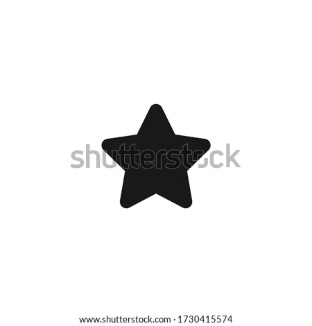 star icon vector on a white background