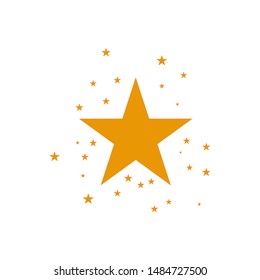 Star icon Vector Rank  sign