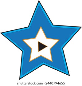 Star Icon vector. rating icon vector. favorite star icon