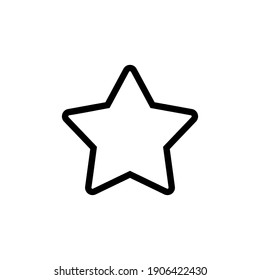 Star Icon vector. rating icon vector. favourite star icon