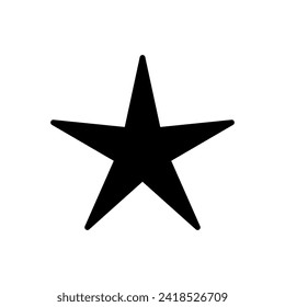 Star Icon vector. rating icon vector. favourite star icon