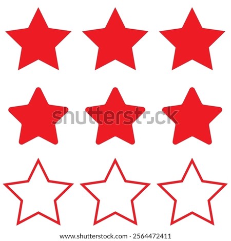 Star Icon vector. rating icon vector. favourite star icon