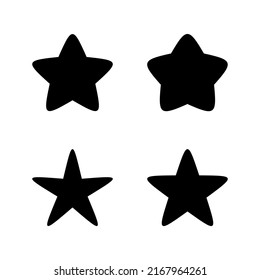 Star icon vector. rating sign and symbol. favourite star icon