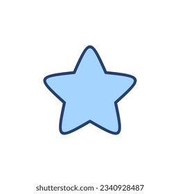 Star icon vector. rating sign and symbol. favourite star icon