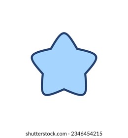 Star icon vector. rating sign and symbol. favourite star icon
