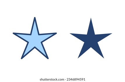 Star icon vector. rating sign and symbol. favourite star icon