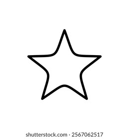 Star icon vector. rating sign and symbol. favourite star icon