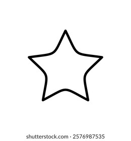 Star icon vector. rating sign and symbol. favourite star icon