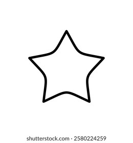 Star icon vector. rating sign and symbol. favourite star icon