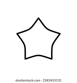 Star icon vector. rating sign and symbol. favourite star icon