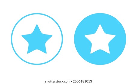 Star icon vector. rating sign and symbol. favourite star icon