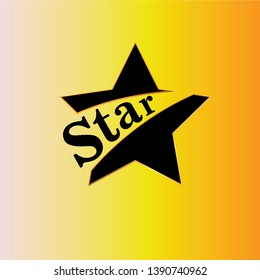 Star Icon vector. Rating symbol for web design - Vector