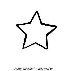 Star Icon vector. Rating symbol for web design - Vector