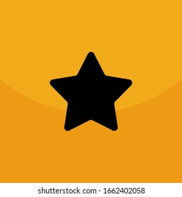 Star icon vector. Rating star symbol