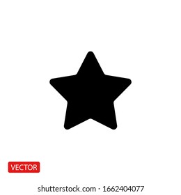 Star Icon Vector. Rating Star Symbol