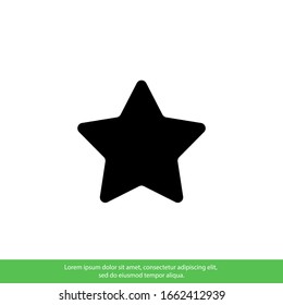 Star Icon Vector. Rating Star Symbol