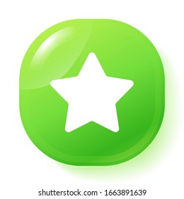 Star icon vector. Rating star symbol