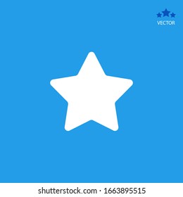 Star icon vector. Rating star symbol