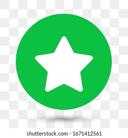 Vector de icono de estrella. Símbolo de estrella de clasificación