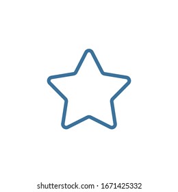 Star icon vector. Rating star symbol