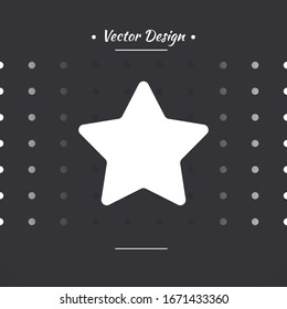 Star icon vector. Rating star symbol
