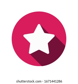 Vector de icono de estrella. Símbolo de estrella de clasificación
